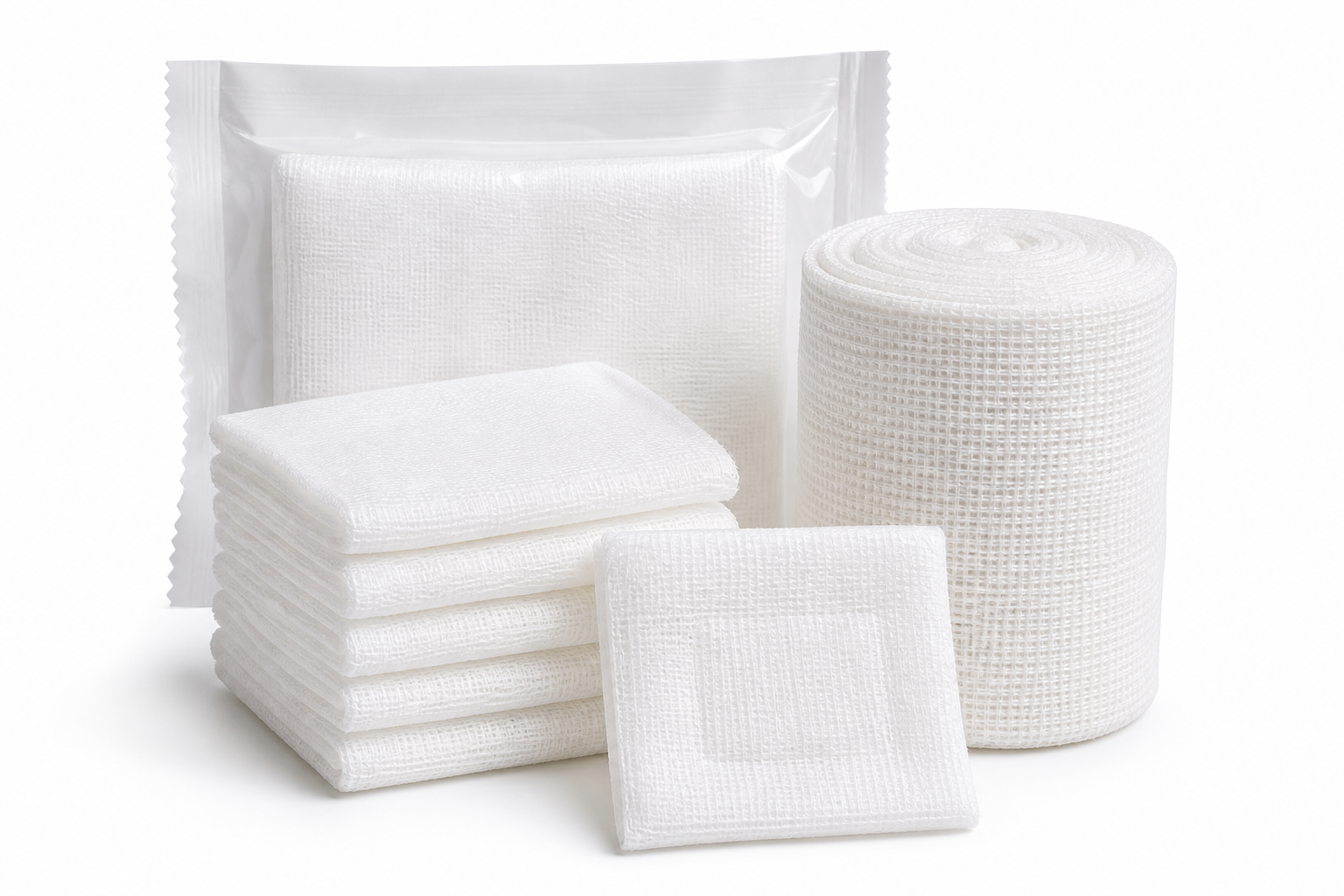 Sterile Wound Dressings and Elastic Bandages